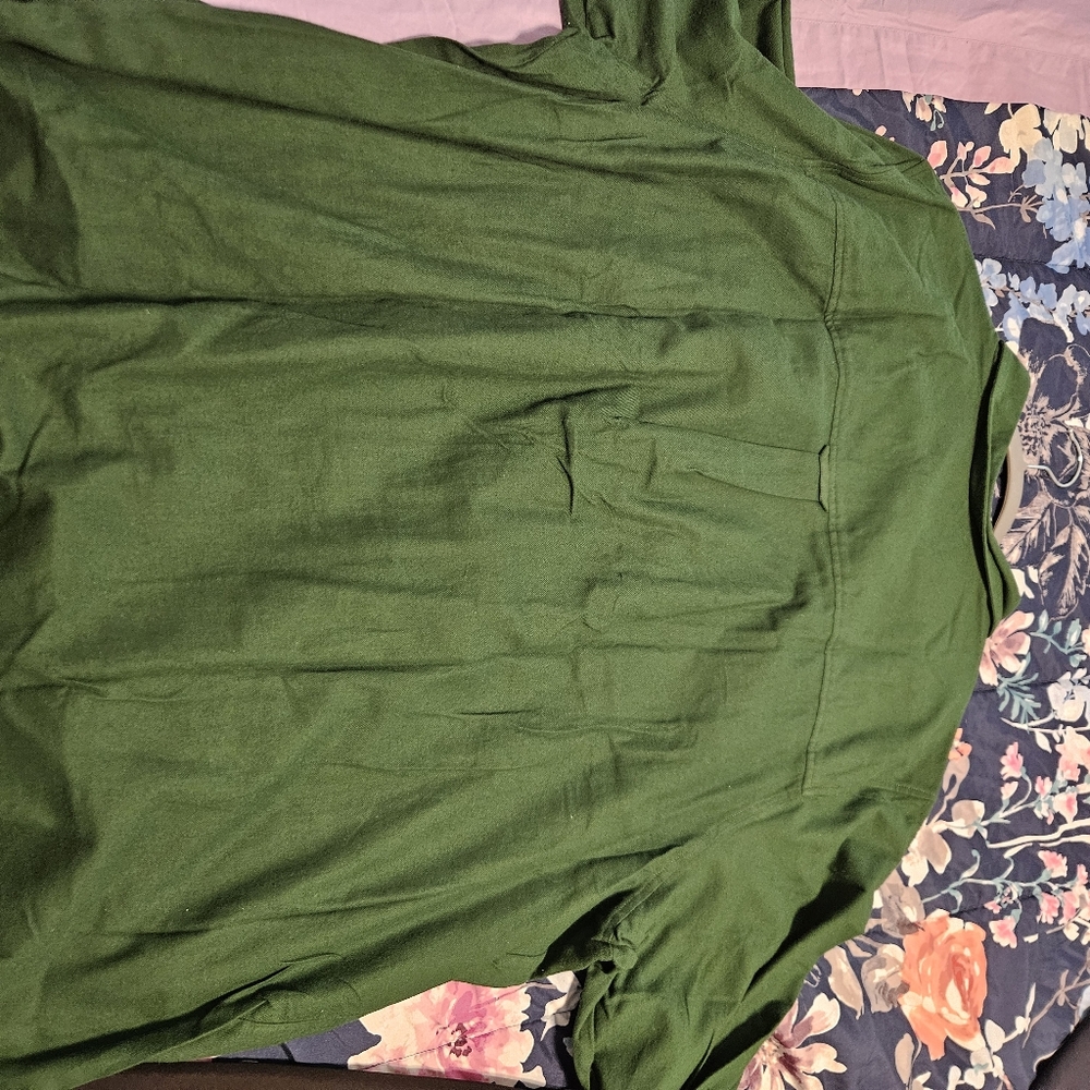 Solid Double-Brushed Flannel Shirt - image 3